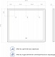 Vigo Мебель для ванной Geometry 2-800 белая/бетон – фотография-24